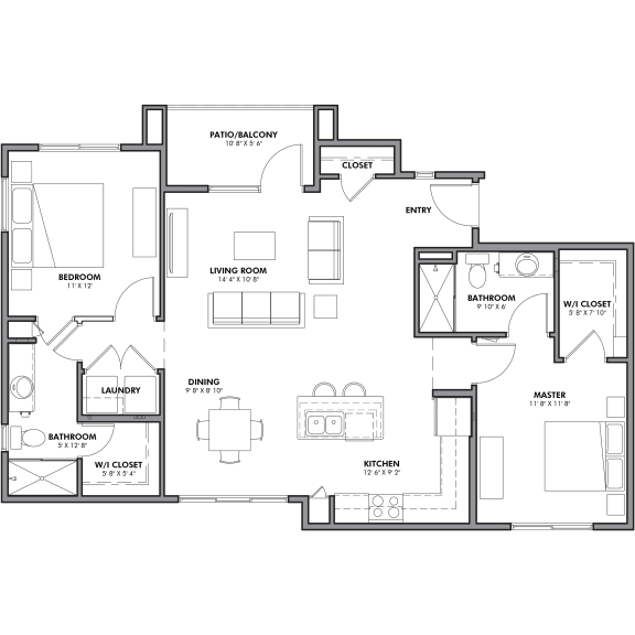 Studio, 1 & 2 Bedroom Apartments in Phoenix, AZ Kalon Luxury Apartments